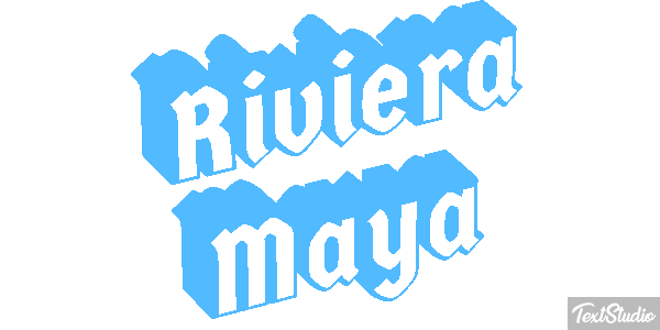 Riviera Maya Efekt tekstowy