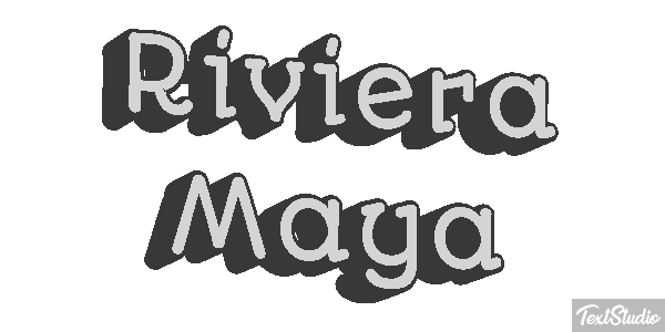 Riviera Maya Efekt tekstowy