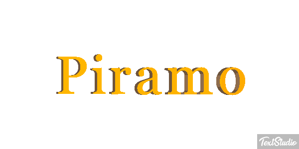 Piramo Efekt tekstowy