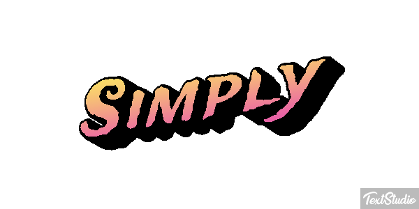 Simply Effetto testo