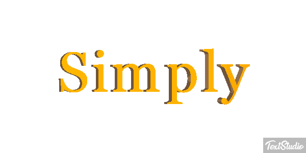 Simply Effetto testo