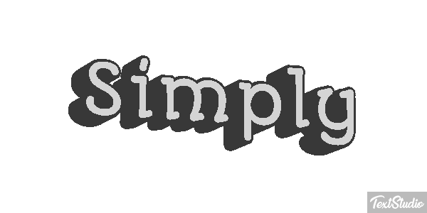 Simply Effetto testo