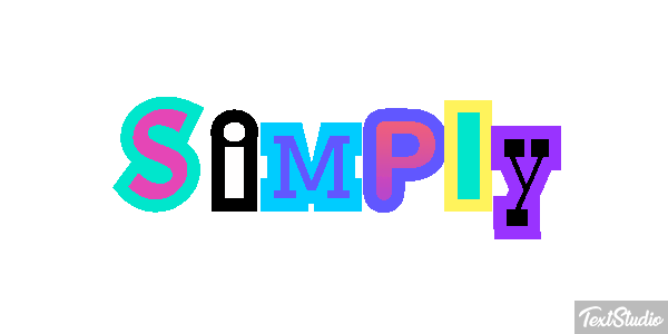 Simply Effetto testo