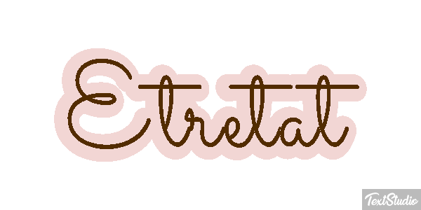 Étretat Effetto testo