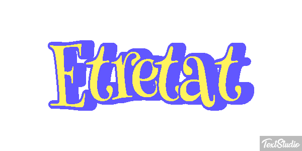 Étretat Effetto testo