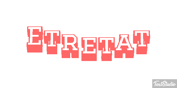 Étretat Effetto testo