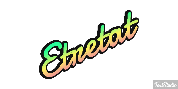 Étretat Effetto testo