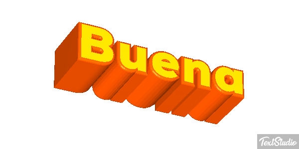 Buena Effetto testo