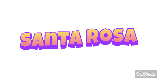 Santa Rosa Effetto testo