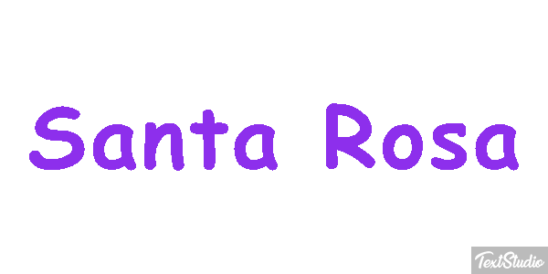 Santa Rosa Effetto testo