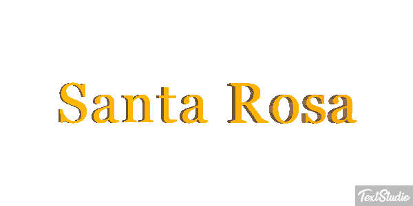 Santa Rosa Effetto testo