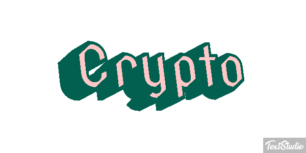 Crypto Efeito do texto