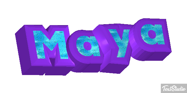 Maya Effetto testo