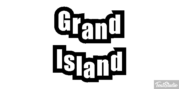Grand Island Effetto testo