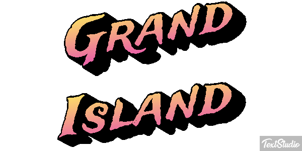 Grand Island Effetto testo