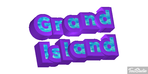 Grand Island Effetto testo