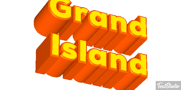 Grand Island Effetto testo