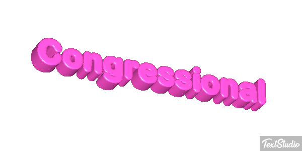Congressional Text effect