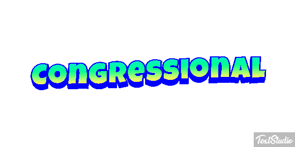 Congressional Text effect