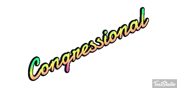 Congressional Text effect