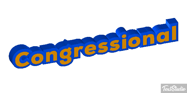 Congressional Text effect