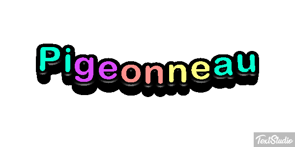 Pigeonneau Effet de texte