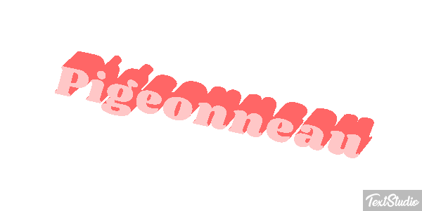 Pigeonneau Effet de texte