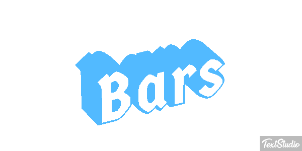 Bars Text effect