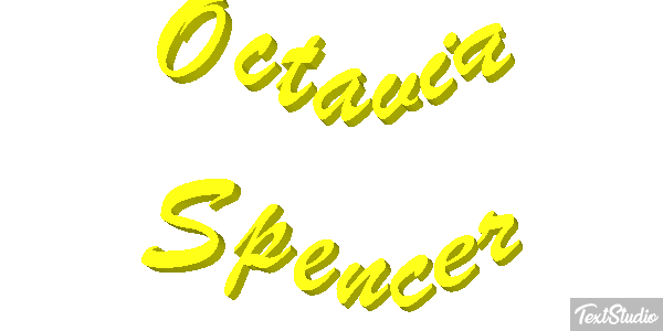Octavia Spencer Texteffekt