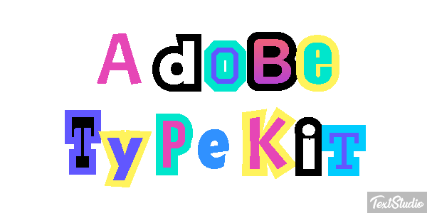 Adobe Typekit Font Animated GIF Logo Designs