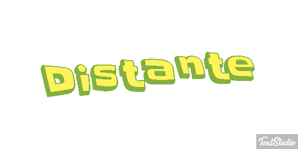 Distante Efeito do texto