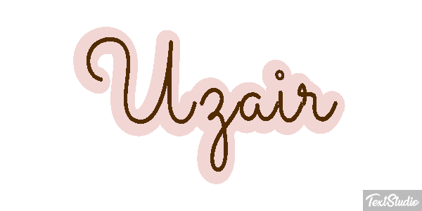 Uzair Text effect