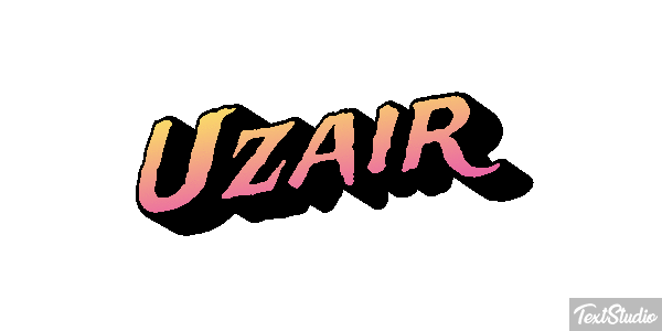 Uzair Text effect