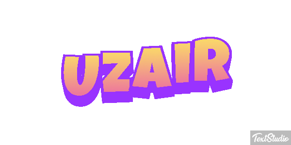 Uzair Text effect