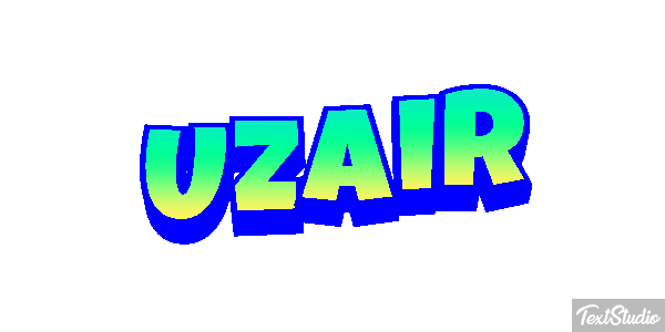 Uzair Text effect