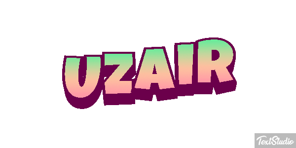 Uzair Text effect
