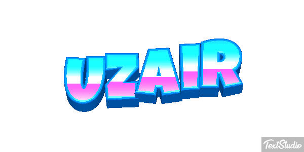 Uzair Text effect