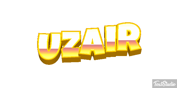 Uzair Text effect