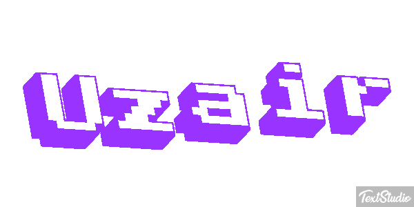 Uzair Text effect