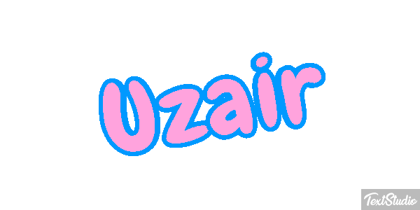 Uzair Text effect