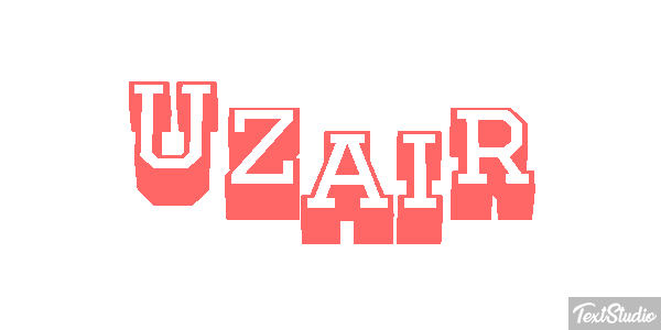 Uzair Text effect