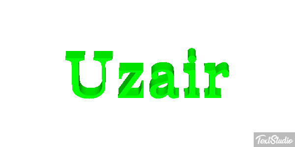 Uzair Text effect
