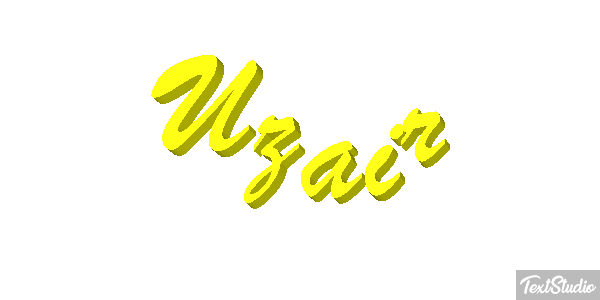Uzair Text effect