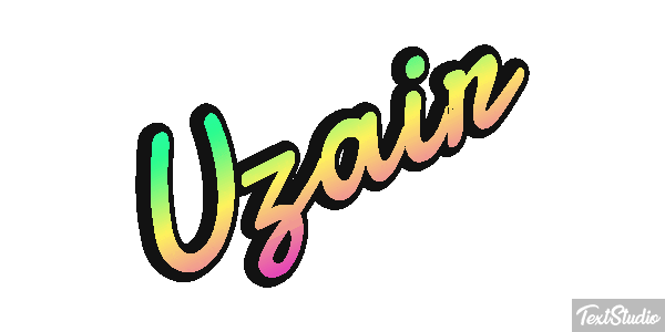 Uzair Text effect