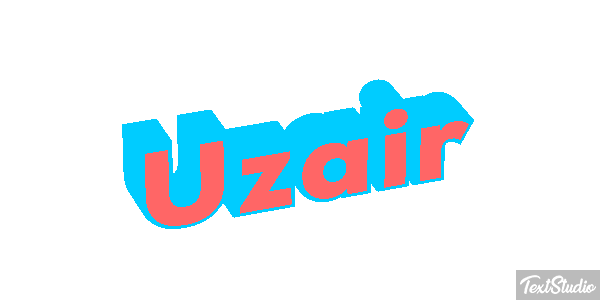 Uzair Text effect