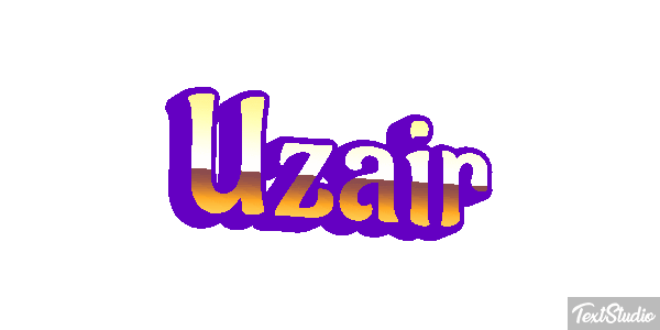 Uzair Text effect