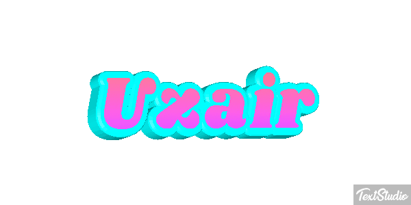 Uzair Text effect