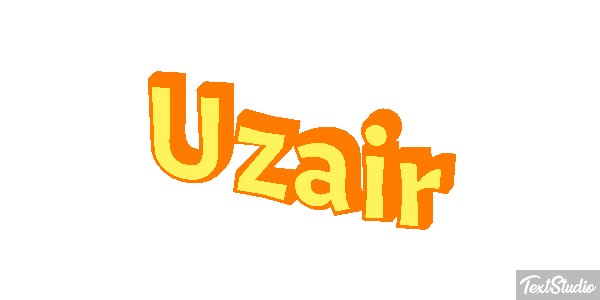 Uzair Text effect