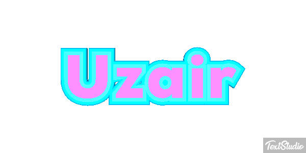 Uzair Text effect