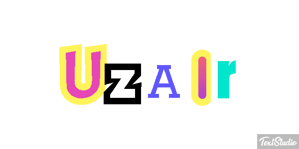 Uzair Text effect